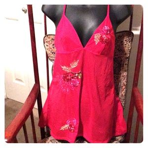 Victoria’s secret red nighty size small.